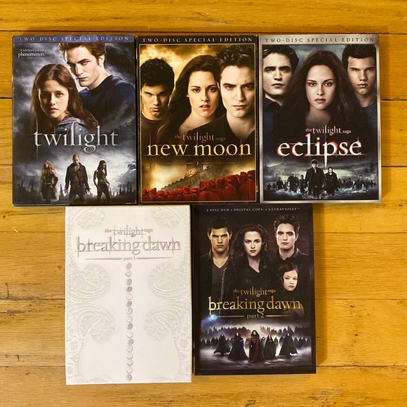 Other Complete Twilight Saga Dvds Poshmark
